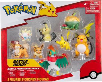 8 Pokémon figuurtjes in doos beschikbaar voor biedingen