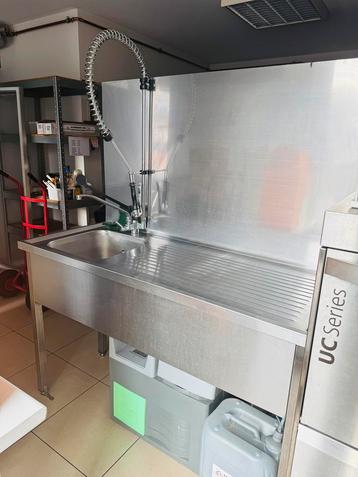 Inox spoelbak horeca beschikbaar voor biedingen