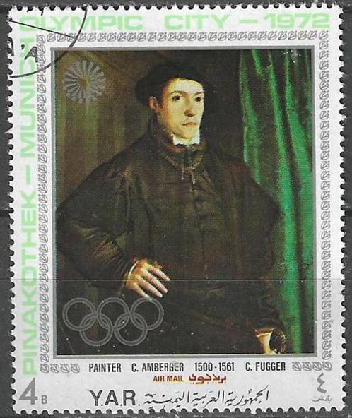 Noord-Yemen (YAR) 1971 - Stampworld 1328 - Pinakotheek (ST), Postzegels en Munten, Postzegels | Azië, Gestempeld, Verzenden