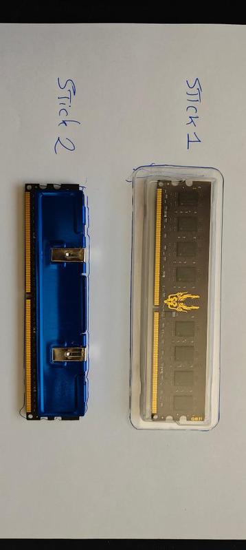 2x 2GB Geil -  PC8500 - 1.066MT/s beschikbaar voor biedingen