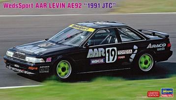 Hasegawa Corolla WedsSport 1991 JTC 1/24 #20702, Autres marques, Enlèvement ou Envoi, Voiture, Plus grand que 1:32