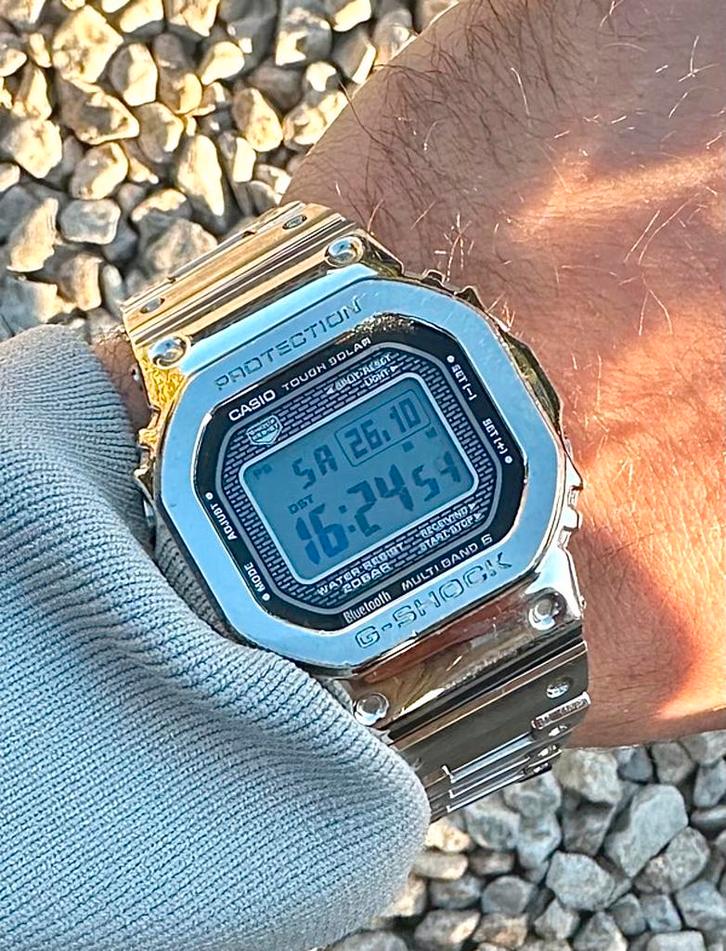 Casio G-Shock GMW-B5000D, Bijoux, Sacs & Beauté, Montres | Hommes, Comme neuf, Montre-bracelet, Casio, Acier, Acier, Enlèvement ou Envoi