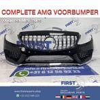 W205 C205 A205 S205 C43 AMG VOORBUMPER ZWART COMPLEET C KLAS, Gebruikt, Voor, Mercedes-Benz, Ophalen of Verzenden