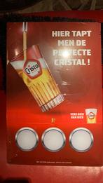 Reclamebord nog in verpakking, Ophalen, Zo goed als nieuw, Reclamebord