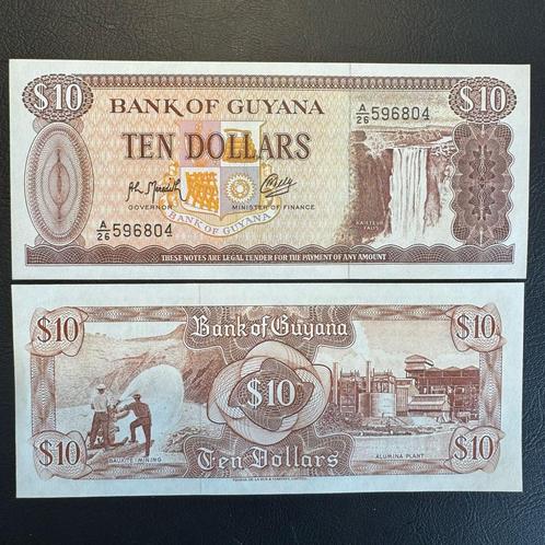 Guyana - 10 Dollars UNC - P 23 f - 739, Postzegels en Munten, Bankbiljetten | Afrika, Los biljet, Overige landen, Ophalen of Verzenden