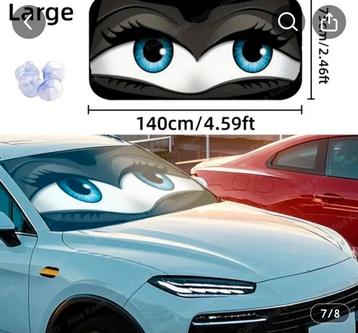 Eye print zonnescherm opvouwbaar beschikbaar voor biedingen