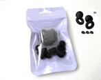 2 paires de bouchons d'oreille noirs en silicone neuves, Ophalen of Verzenden, Nieuw