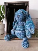 Schattig gehaakt konijn blauw, Kinderen en Baby's, Speelgoed | Knuffels en Pluche, Nieuw, Konijn, Ophalen of Verzenden