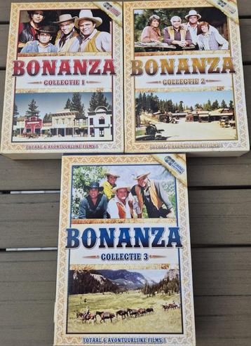 3 DVD boxen " Bonanza " Collectie 1 , 2 , 3 beschikbaar voor biedingen