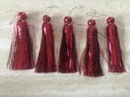 Set rode kerstboom hangers - 14cm (nr3102), Diversen, Ophalen of Verzenden, Zo goed als nieuw