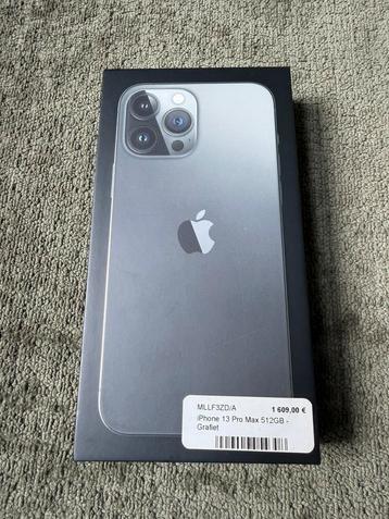 iPhone 13 Pro Max 512 GB Graphite beschikbaar voor biedingen