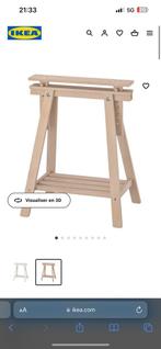 IKEA MITTBACK massief houten schragen, Huis en Inrichting, Tafels | Sidetables, Zo goed als nieuw