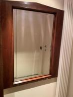 Grote ingekaderde spiegel, antiek., Huis en Inrichting, Woonaccessoires | Spiegels, Ophalen, Gebruikt, 75 tot 100 cm, 100 tot 150 cm