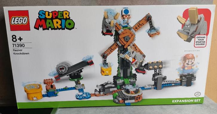 lego super mario 71390 ruzie met de reznors, Kinderen en Baby's, Speelgoed | Duplo en Lego, Nieuw, Lego, Complete set, Ophalen of Verzenden