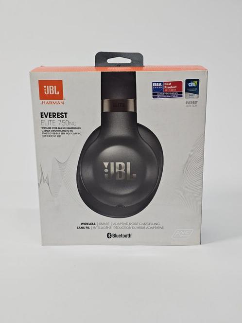 JBL Everest Elite 750NC - Draadloze on-ear koptelefoon Zwart, Audio, Tv en Foto, Hoofdtelefoons, Zo goed als nieuw, Over oor (circumaural)