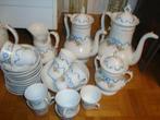 Koffieservies in Oud Brussels porselein., Antiek en Kunst, Ophalen of Verzenden