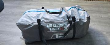 Kampeertent air seconds familiy 4.1 xl, Caravans en Kamperen, Ophalen, Zo goed als nieuw