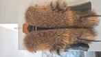 Te koop: een vest van echt leer met afwerking van vossenbont, Kleding | Dames, Bodywarmers, Ophalen of Verzenden, Zo goed als nieuw
