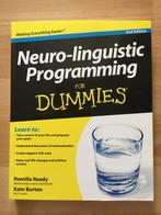 Boek Neuro-linguistic programming for dummies, Ophalen of Verzenden