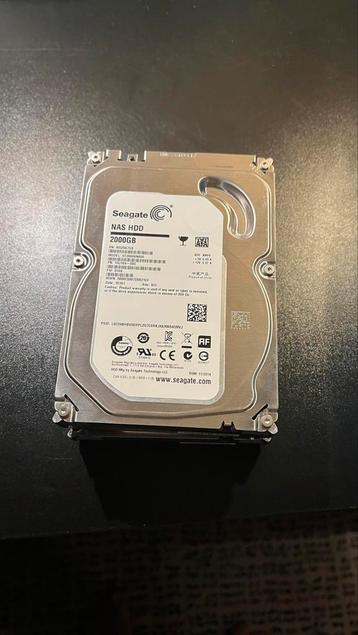 Seagate NAS HDD 2TB, Enlèvement ou Envoi, HDD, Interne, Serveur