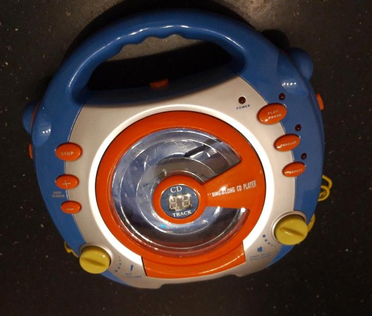 Lecteur CD portable (enfants), TV, Hi-fi & Vidéo, Lecteurs CD, Comme neuf, Portable, Enlèvement ou Envoi