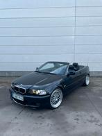 BMW e46 320ci cabrio 2,2 170pk Mpack, Auto's, BMW, 4 zetels, Zwart, Cabriolet, Zwart