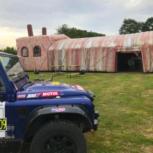 Opblaasbare fabriek | Omzet 2024 €19.018,00, Tuin en Terras, Partytenten, Gebruikt, Overige typen, 2 meter of meer, 8 meter of meer