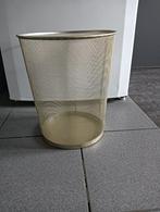 Metalen papiermand / prullenmand, Huis en Inrichting, Woonaccessoires | Prullenbakken, Ophalen, Gebruikt, Metaal, Minder dan 50 cm