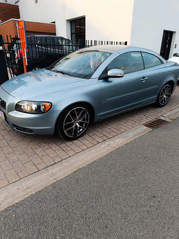 Volvo c70 Cabrio 2.0diesel gekeurd voor verk, Autos, Cuir, Argent ou Gris, Cabriolet, Boîte manuelle