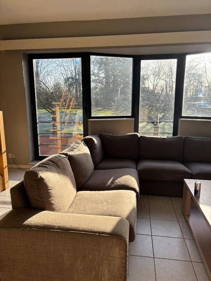 Zetel, Maison & Meubles, Canapés | Salons, Utilisé, Banc d'angle, Quatre personnes ou plus, Tissus, Enlèvement