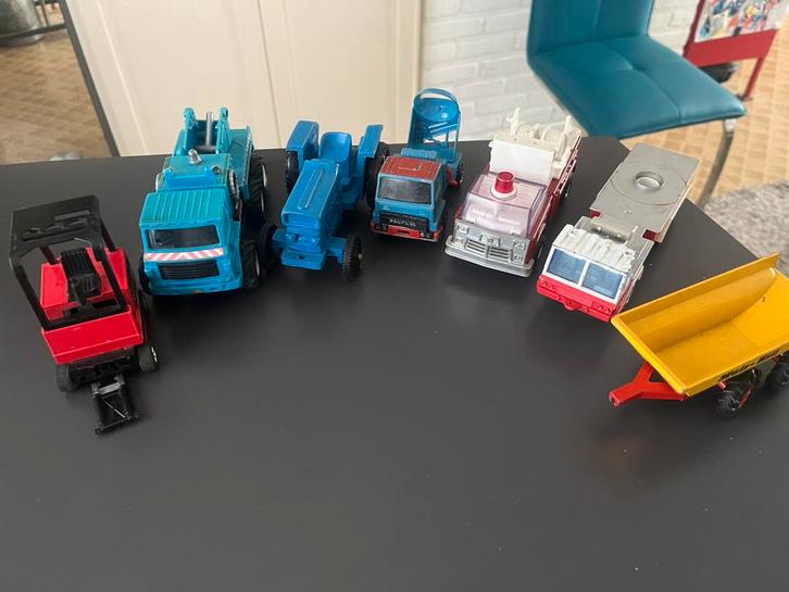 Lot auto’s, moto’s, trucks matchbox ea., Verzamelen, Overige Verzamelen, Gebruikt, Ophalen of Verzenden