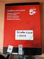 LABELS, Zakelijke goederen, Kantoor en Winkelinrichting | Kantoorartikelen, Verzenden, Nieuw in verpakking