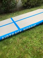 Airtrack met electrische pomp, Sport en Fitness, Turnen, Ophalen, Gebruikt, Blauw, Materiaal