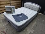 Intex Dura beam Bed Deluxe 2 persoons, Ophalen of Verzenden, Ingebouwde pomp, Gebruikt, 2-persoons