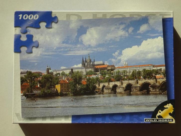 Puzzel 1000 st Praag 4 + 1 gratis, Hobby en Vrije tijd, Denksport en Puzzels, Zo goed als nieuw, Legpuzzel, 500 t/m 1500 stukjes