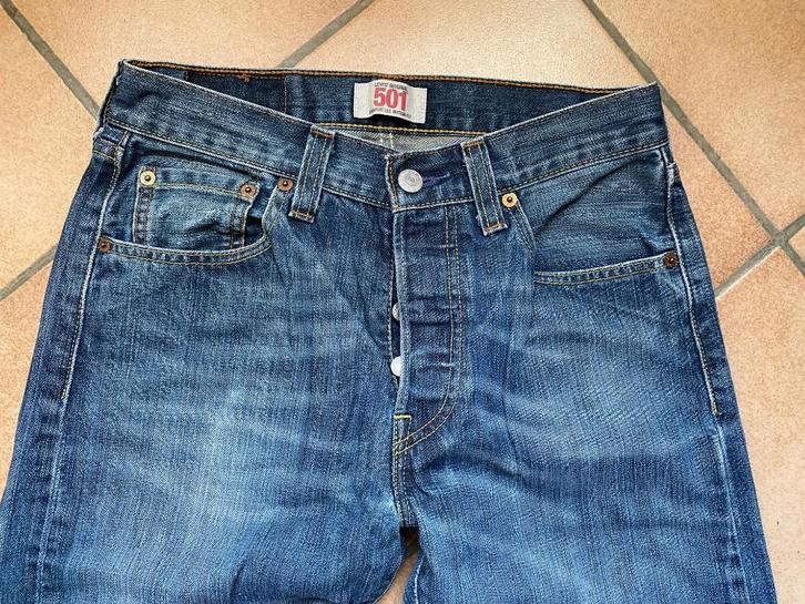 Levi's 501 jeans W29 L32 vervaagd blauw 100% katoen ZG st, Kleding | Heren, Spijkerbroeken en Jeans, Gedragen, W32 (confectie 46) of kleiner