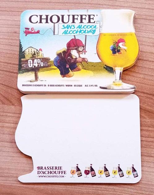 bierviltjes La Chouffe alcoholvrij, Verzamelen, Biermerken, Nieuw, Viltje(s), Ophalen of Verzenden