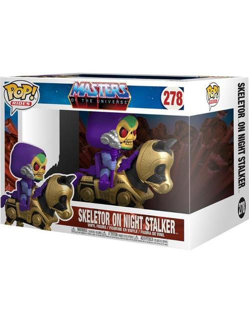 Funko Pop Masters Of The Universe Skeletor on Night Stalker, Collections, Jouets miniatures, Neuf, Envoi