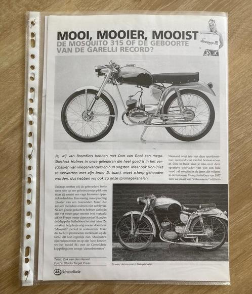 Unieke Map met documentatie Mosquito 315 bromfiets, Fietsen en Brommers, Handleidingen en Instructieboekjes, Zo goed als nieuw