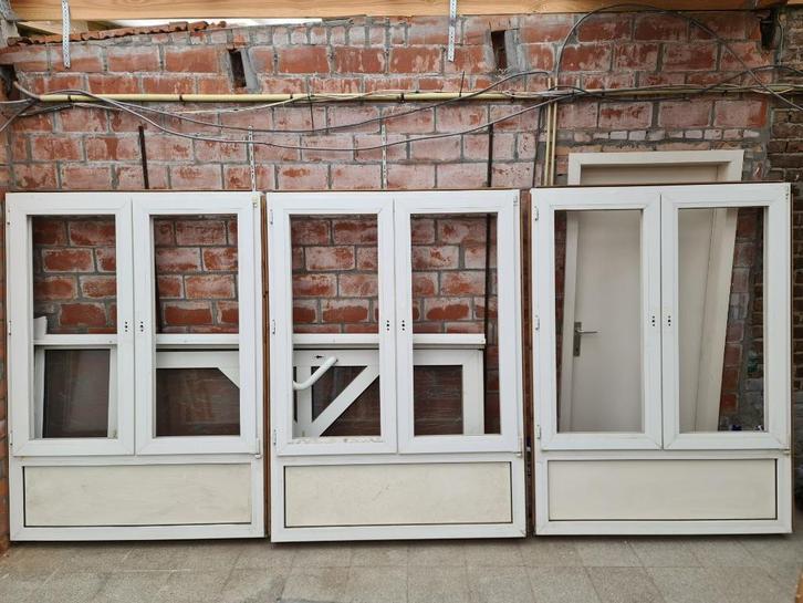 3 x dubbel raam, ramen met paneel onder, Kinderen en Baby's, Speelgoed | Educatief en Creatief, Zo goed als nieuw, Ophalen of Verzenden