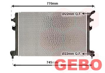 Volkswagen Tiguan 2016 t/m 2020 1.4/1.5 TSi HD   radiateur v beschikbaar voor biedingen