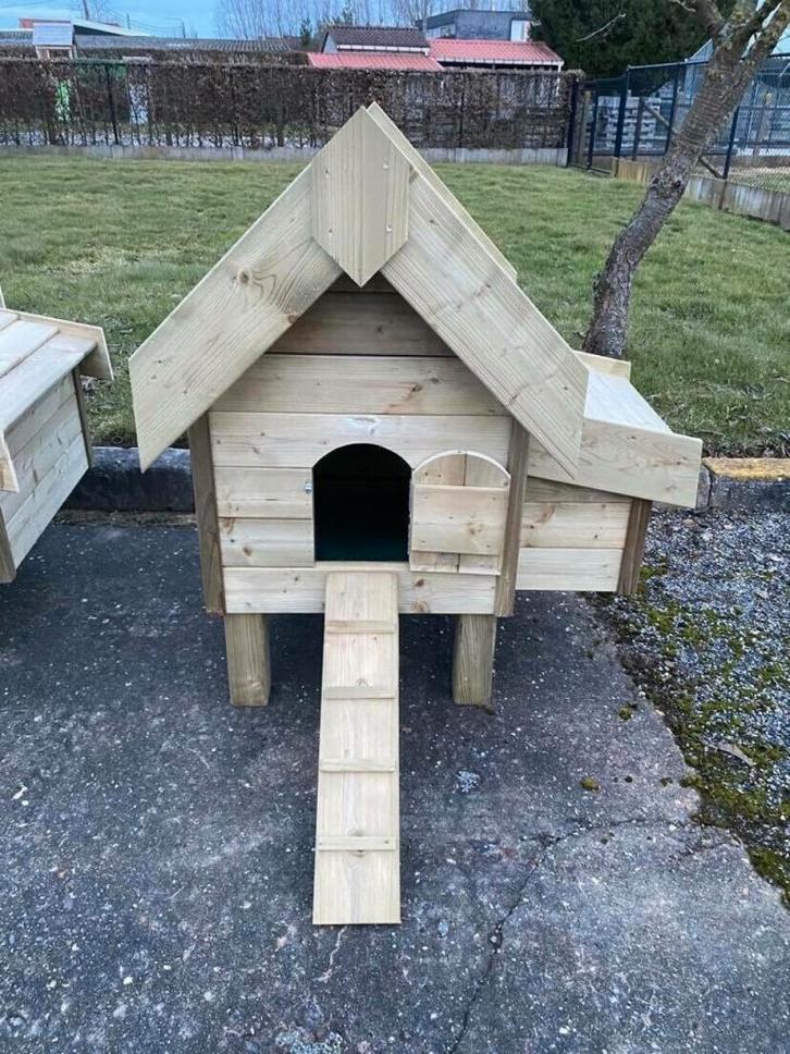 Kippenhok hoeve 1 + achterdeur, Dieren en Toebehoren, Pluimvee | Toebehoren, Nieuw, Ophalen of Verzenden