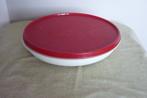 Tupperware vintage aperitiefschaal, Huis en Inrichting, Ophalen of Verzenden, Gebruikt, Rood, Schaal
