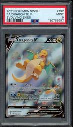 Dragonite V [Full Art] PSA 9 - 192/203 - Evolving Skies 2021, Hobby en Vrije tijd, Verzamelkaartspellen | Pokémon, Ophalen of Verzenden