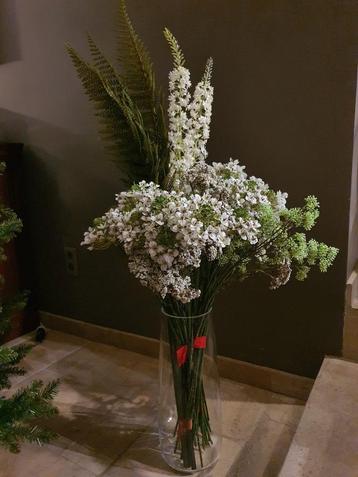 Kunststof bloemen, hoogte 80-120cm