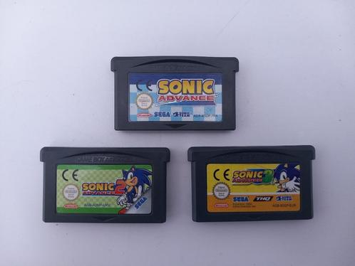 Sonic Advance 1 t.e.m. 3 (GBA), Consoles de jeu & Jeux vidéo, Jeux | Nintendo Game Boy, Utilisé, Plateforme, 1 joueur, À partir de 3 ans