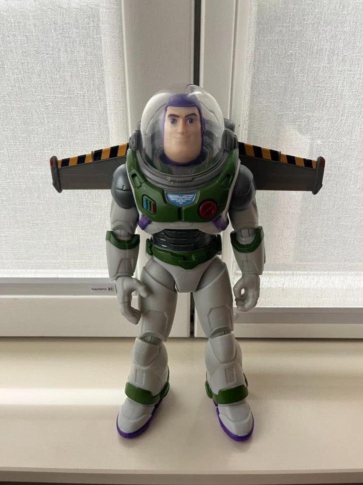 Jetpack Buzz Lightyear figuur, Kinderen en Baby's, Speelgoed | Actiefiguren, Gebruikt, Ophalen of Verzenden