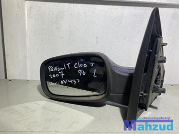 RENAULT CLIO 3 Blauw NV432 Links spiegel buitenspiegel beschikbaar voor biedingen