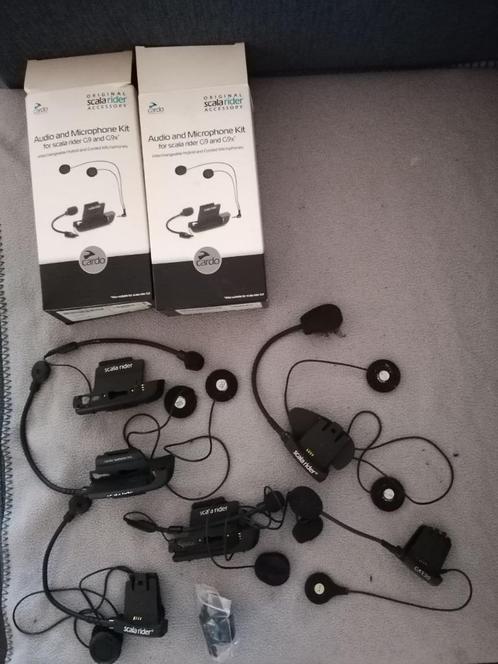 lot van scala rider heaset kits zonder bluetooth modules, Motoren, Accessoires | Navigatiesystemen, Ophalen of Verzenden