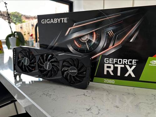 Gigabyte GeForce RTX 2080 WINDFORCE 8G, Informatique & Logiciels, Cartes vidéo, Comme neuf, Nvidia, PCI, GDDR6, Enlèvement ou Envoi